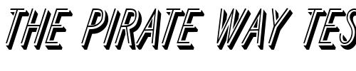 Font : Flex-SF Custom Text : The Pirate Way Test your own text here Click to download or to view this font on a tshirt that can be custom printed in Bali