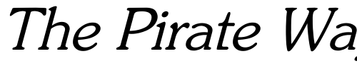 Font : Flickner-Italic Custom Text : The Pirate Way Test your own text here Click to download or to view this font on a tshirt that can be custom printed in Bali