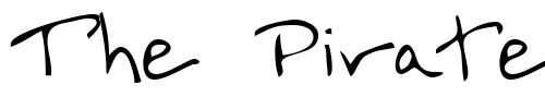 Font : FlintsHand-Regular Custom Text : The Pirate Way Test your own text here Click to download or to view this font on a tshirt that can be custom printed in Bali
