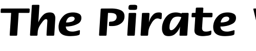 Font : Flora-Bold-Wd Custom Text : The Pirate Way Test your own text here Click to download or to view this font on a tshirt that can be custom printed in Bali