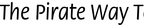 Font : FloraCnd-Normal Custom Text : The Pirate Way Test your own text here Click to download or to view this font on a tshirt that can be custom printed in Bali