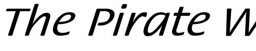 Font : FloraExtObl-Normal Custom Text : The Pirate Way Test your own text here Click to download or to view this font on a tshirt that can be custom printed in Bali