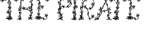 Font : FloralTwo Custom Text : The Pirate Way Test your own text here Click to download or to view this font on a tshirt that can be custom printed in Bali