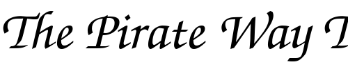 Font : FlorenceScript-Regular-DB Custom Text : The Pirate Way Test your own text here Click to download or to view this font on a tshirt that can be custom printed in Bali