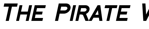 Font : Florencesans-SC-Black-Italic Custom Text : The Pirate Way Test your own text here Click to download or to view this font on a tshirt that can be custom printed in Bali