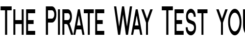 Font : Florencesans-SC-Comp-Bold Custom Text : The Pirate Way Test your own text here Click to download or to view this font on a tshirt that can be custom printed in Bali