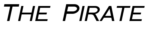 Font : Florencesans-SC-Exp-Italic Custom Text : The Pirate Way Test your own text here Click to download or to view this font on a tshirt that can be custom printed in Bali