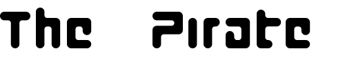 Font : Flotsam-Stiff-Upper Custom Text : The Pirate Way Test your own text here Click to download or to view this font on a tshirt that can be custom printed in Bali