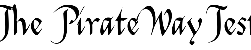 Font : Flourish Custom Text : The Pirate Way Test your own text here Click to download or to view this font on a tshirt that can be custom printed in Bali