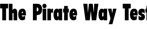 Font : Flyer-CondensedExtraBlack Custom Text : The Pirate Way Test your own text here Click to download or to view this font on a tshirt that can be custom printed in Bali