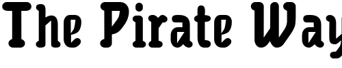 Font : Foam-Light-Condensed Custom Text : The Pirate Way Test your own text here Click to download or to view this font on a tshirt that can be custom printed in Bali