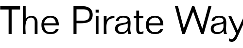 Font : FoldMdrnLgtDB-Normal Custom Text : The Pirate Way Test your own text here Click to download or to view this font on a tshirt that can be custom printed in Bali