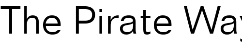 Font : Folio-Light-BT Custom Text : The Pirate Way Test your own text here Click to download or to view this font on a tshirt that can be custom printed in Bali