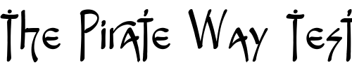 Font : Fontasia-Three-Script Custom Text : The Pirate Way Test your own text here Click to download or to view this font on a tshirt that can be custom printed in Bali