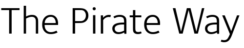 Font : FoundrySterling-BookOSF Custom Text : The Pirate Way Test your own text here Click to download or to view this font on a tshirt that can be custom printed in Bali