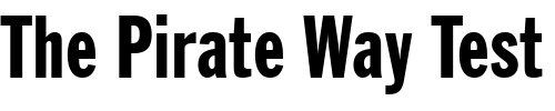 Font : FrankGoth-XCn-BT Custom Text : The Pirate Way Test your own text here Click to download or to view this font on a tshirt that can be custom printed in Bali