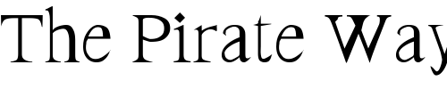 Font : FrankTimes Custom Text : The Pirate Way Test your own text here Click to download or to view this font on a tshirt that can be custom printed in Bali