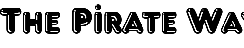 Font : FrankfurterHlt Custom Text : The Pirate Way Test your own text here Click to download or to view this font on a tshirt that can be custom printed in Bali