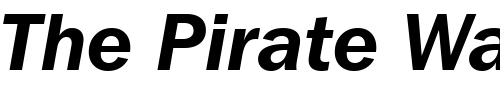 Font : Franklin-Gothic-ITC-Demi-Italic-BT Custom Text : The Pirate Way Test your own text here Click to download or to view this font on a tshirt that can be custom printed in Bali