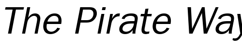 Font : Franklin-Gothic-SSi-Book-Italic Custom Text : The Pirate Way Test your own text here Click to download or to view this font on a tshirt that can be custom printed in Bali