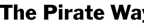 Font : FranklinGotTReg Custom Text : The Pirate Way Test your own text here Click to download or to view this font on a tshirt that can be custom printed in Bali