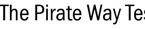 Font : FranklinGothicCond-Regular Custom Text : The Pirate Way Test your own text here Click to download or to view this font on a tshirt that can be custom printed in Bali