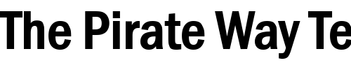 Font : FranklinGothicCondH-Bold Custom Text : The Pirate Way Test your own text here Click to download or to view this font on a tshirt that can be custom printed in Bali