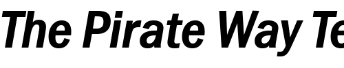 Font : FranklinGothicCondH-Bold-Italic Custom Text : The Pirate Way Test your own text here Click to download or to view this font on a tshirt that can be custom printed in Bali