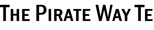 Font : FranklinGothicCondSmc-Bold Custom Text : The Pirate Way Test your own text here Click to download or to view this font on a tshirt that can be custom printed in Bali
