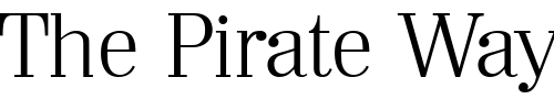 Font : FredBecker-Light Custom Text : The Pirate Way Test your own text here Click to download or to view this font on a tshirt that can be custom printed in Bali