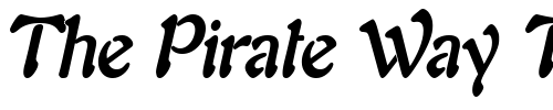 Font : Freedom-9-Condensed-BoldItalic Custom Text : The Pirate Way Test your own text here Click to download or to view this font on a tshirt that can be custom printed in Bali