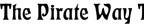 Font : Freefrm710-BT Custom Text : The Pirate Way Test your own text here Click to download or to view this font on a tshirt that can be custom printed in Bali