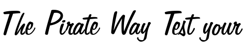 Font : Freehand-575-BT Custom Text : The Pirate Way Test your own text here Click to download or to view this font on a tshirt that can be custom printed in Bali