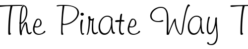 Font : Freehand-591-BT Custom Text : The Pirate Way Test your own text here Click to download or to view this font on a tshirt that can be custom printed in Bali