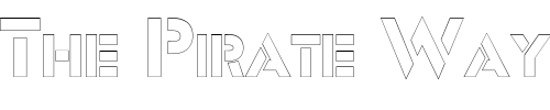 Font : FreeportOutline Custom Text : The Pirate Way Test your own text here Click to download or to view this font on a tshirt that can be custom printed in Bali