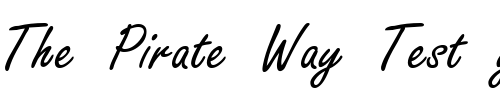 Font : FreestyleScriptThin Custom Text : The Pirate Way Test your own text here Click to download or to view this font on a tshirt that can be custom printed in Bali