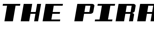 Font : Freezer-BTN-Wide-Oblique Custom Text : The Pirate Way Test your own text here Click to download or to view this font on a tshirt that can be custom printed in Bali