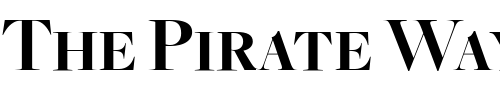 Font : FreightBigBoldSC Custom Text : The Pirate Way Test your own text here Click to download or to view this font on a tshirt that can be custom printed in Bali
