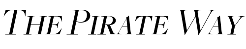 Font : FreightBigBookItalicSC Custom Text : The Pirate Way Test your own text here Click to download or to view this font on a tshirt that can be custom printed in Bali