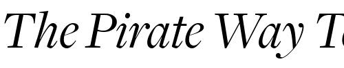 Font : FreightDispBookItalic Custom Text : The Pirate Way Test your own text here Click to download or to view this font on a tshirt that can be custom printed in Bali