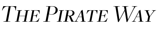 Font : FreightDispBookItalicSC Custom Text : The Pirate Way Test your own text here Click to download or to view this font on a tshirt that can be custom printed in Bali