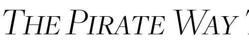 Font : FreightDispLightItalicSC Custom Text : The Pirate Way Test your own text here Click to download or to view this font on a tshirt that can be custom printed in Bali