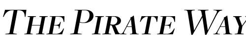 Font : FreightDispMediumItalicSC Custom Text : The Pirate Way Test your own text here Click to download or to view this font on a tshirt that can be custom printed in Bali
