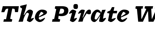 Font : FreightMicro-BlackItalic Custom Text : The Pirate Way Test your own text here Click to download or to view this font on a tshirt that can be custom printed in Bali