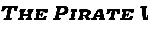 Font : FreightMicro-BlackItalicSC Custom Text : The Pirate Way Test your own text here Click to download or to view this font on a tshirt that can be custom printed in Bali