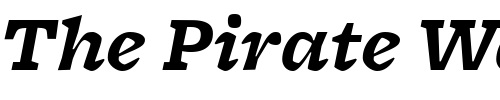 Font : FreightMicro-BoldItalic Custom Text : The Pirate Way Test your own text here Click to download or to view this font on a tshirt that can be custom printed in Bali