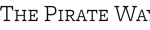Font : FreightMicro-LightSC Custom Text : The Pirate Way Test your own text here Click to download or to view this font on a tshirt that can be custom printed in Bali