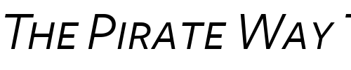 Font : FreightSans-BookItalicSC Custom Text : The Pirate Way Test your own text here Click to download or to view this font on a tshirt that can be custom printed in Bali