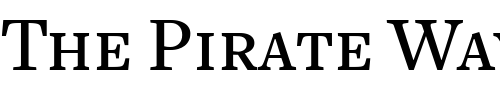 Font : FreightText-MediumSC Custom Text : The Pirate Way Test your own text here Click to download or to view this font on a tshirt that can be custom printed in Bali