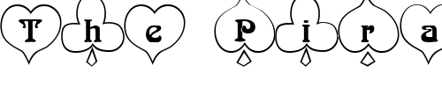 Font : FrenchDeckWhite-Becker Custom Text : The Pirate Way Test your own text here Click to download or to view this font on a tshirt that can be custom printed in Bali